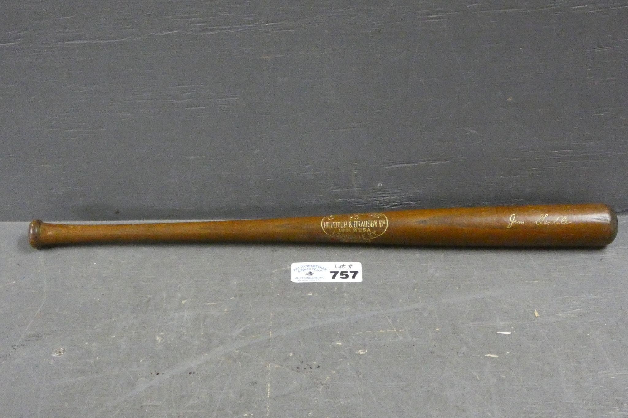 H&B Jim Gentile 22" Wooden Baseball Bat