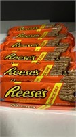LOT OF 6 REESES SNACK BAR KING SIZE 2 OZ EACH