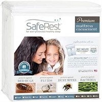 SafeRest Premium Zippered Mattress Cover -