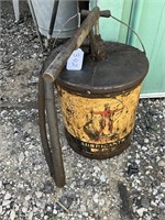 5 Gal Archer Indian Oil Can With Pump