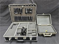 Two professional camera equipment cases