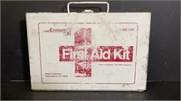 Old First Aid Kit Metal Box