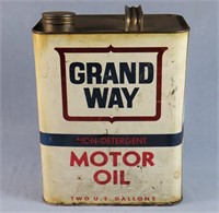 Vintage Grand Way 2 Gallon Oil Can
