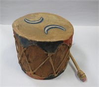 Native American style drum and stick