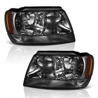 WEELMOTO Headlights Assembly for 1999-2004 Jeep G