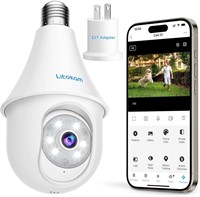 Little elf Light Bulb Security Camera Wireless