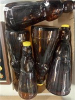 GLASS SYRUP BOTTLES