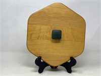 -1 Longaberger woodcrafters lid in Snowflake green