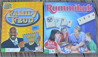Family Feud and Rummikub Games