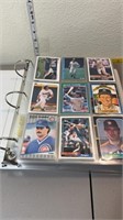 BASEBALL CARDS 59 PAGES DIFFERENT YEARS 1985-1996