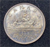 1962 Canadian silver coin