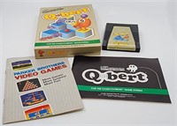 ColecoVision Q*bert Game Cartridge w/ Box & Manual