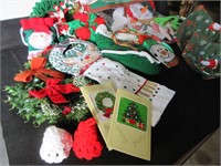 Christmas Decor, Bowl Pads, Cards, Wreath Towel