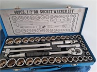 40 Piece Socket Set & Case