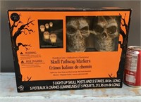 Skull Pathway Markers outdoor