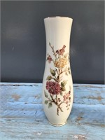 Zsolnay Hungary porcelain bud vase 10"