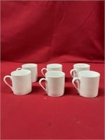 (36) White Demitasse Cups