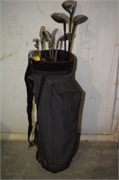 KNIGHT BAG AND ORTEX IRONS AND DRIVERS