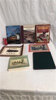 Selection of train and railroad books