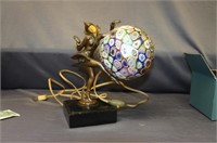 Vintage Art Deco Brass Ballerina Lamp w/ Shade