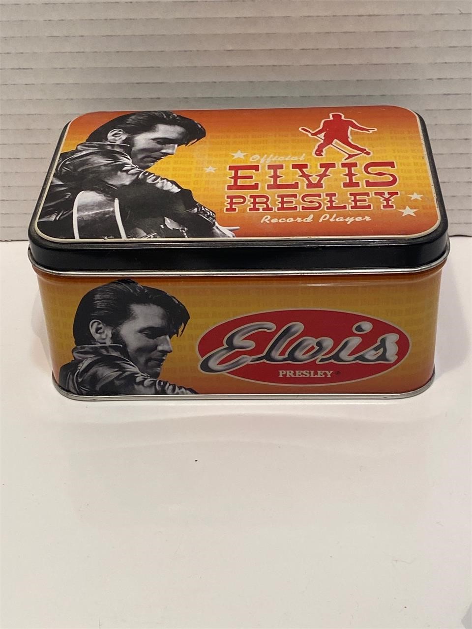Elvis Presley Tin Record Player