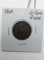 1865 2-cent Piece