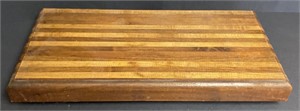 Solid Wood Cutting Board, 20.5x10x3in