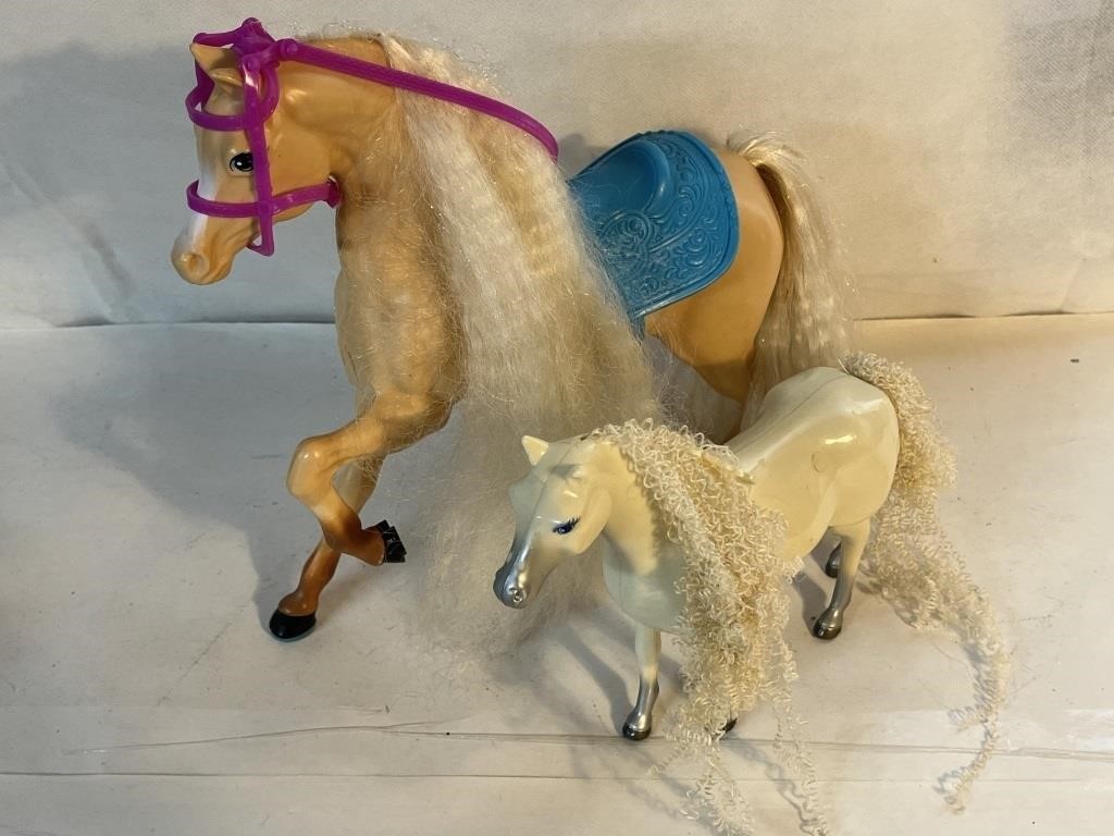 2 MATTEL HORSES