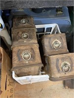 wooden sewing machine boxes