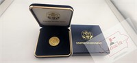 Us Mint 1879 One Stella Four Dol. Gold Coin W/Box