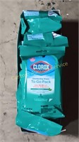 BOX OF 12 CLOROX DISINFECTANT WIPES