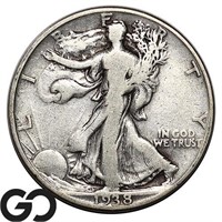 1938-D Walking Liberty Half Dollar, Key Date