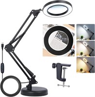 (N) 10X Magnifying Glass with Light, 2 in 1 LED Ma