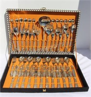 Silverplate Baroque-Style Complete Cutlery Set