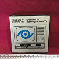 VHS Video & TV Cleaning Set (Vintage)