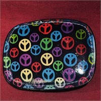 Peace Symbols Belt Buckle