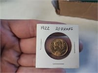 1922 Swiss Gold Coin