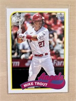 Mike Trout 2024 Topps 1989 Insert