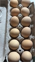 E2) Dozen Farm Fresh Eggs. Free range. Local.