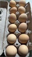 E2) Dozen farm fresh eggs. Free range.