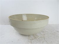 12" Antique Stoneware Crockery Bowl