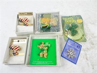 Lot of Misc. Shamrock Costume Jewelry Pins
