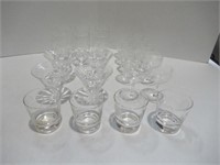 Cornflower Glasses - 5 Sets / 24 Pieces