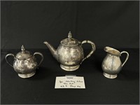 Sterling Silver Tea Set - 43.7 Troy oz