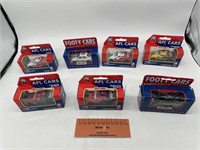Assorted MATCHBOX AFL Team Cars x 7