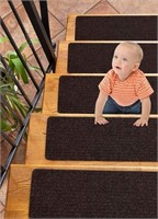 FINEHOUS Carpet Stair Treads Non-Slip 8 Inx30 In