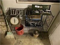 Misc. Hand Tools & Wire Shelf