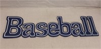 C12) Baseball Hanging Wall Sign Home Decor