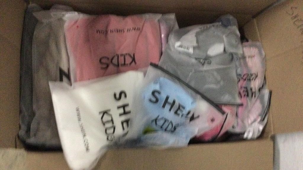 Large Box of NEW Shein Children’s Clothes T8C