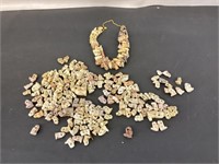 Bag of soapstone necklace